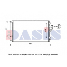 562033N AKS DASIS Конденсатор, кондиционер