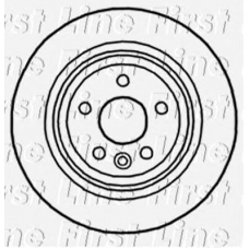 FBD1849 FIRST LINE Тормозной диск