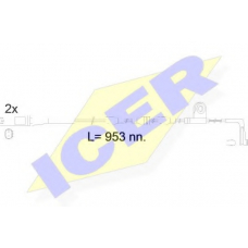 610552 E C ICER Сигнализатор, износ тормозных колодок
