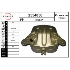 2554056 EAI Тормозной суппорт