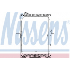 62674 NISSENS Радиатор, охлаждение двигателя