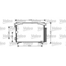 818032 VALEO Конденсатор, кондиционер