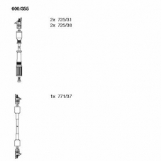 600/355 BREMI Комплект проводов зажигания