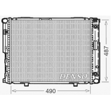 DRM17004 DENSO Радиатор, охлаждение двигателя