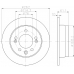 MDC2055 MINTEX Тормозной диск