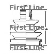 FCB2066 FIRST LINE Пыльник, приводной вал