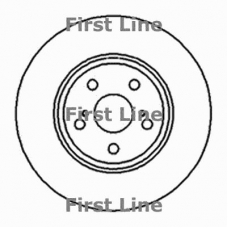 FBD1337 FIRST LINE Тормозной диск