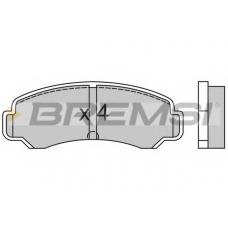 BP2359 BREMSI Комплект тормозных колодок, дисковый тормоз