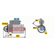 0 001 108 174 BOSCH Стартер