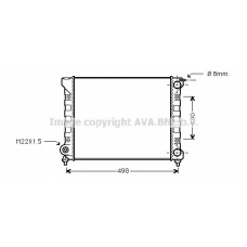 VWA2047 AVA Радиатор, охлаждение двигателя
