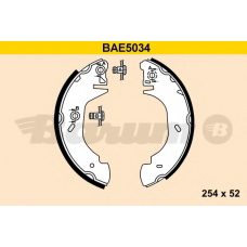 BAE5034 BARUM Комплект тормозных колодок