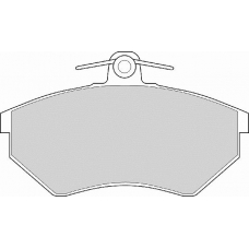 FD6401N NECTO Комплект тормозных колодок, дисковый тормоз