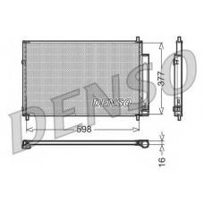 DCN50006 DENSO Конденсатор, кондиционер