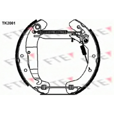 TK2061 FTE Комплект тормозных колодок