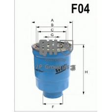 1118702209 Jp Group Топливный фильтр