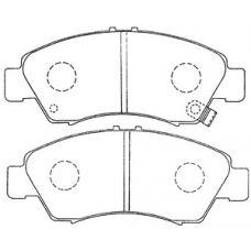 PN-8265 JNBK Колодки тормозные