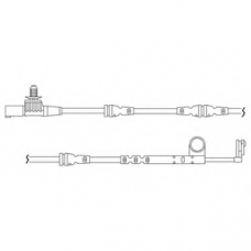 LZ0197 DELPHI Контрольный контакт, контроль слоя тормозных колод