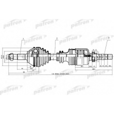 PDS0161 PATRON Приводной вал