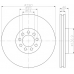 MDC2021 MINTEX Тормозной диск