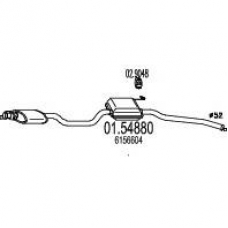 01.54880 MTS Средний глушитель выхлопных газов