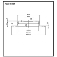 ADC 0231 Allied Nippon Гидравлические цилиндры