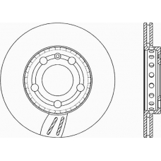 BDA2066.20 OPEN PARTS Тормозной диск