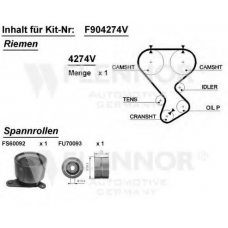 F904247V FLENNOR Комплект ремня грм