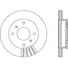 BDA1388.20 OPEN PARTS Тормозной диск