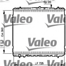 734905 VALEO Радиатор, охлаждение двигателя