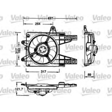 698179 VALEO Электродвигатель, вентилятор радиатора