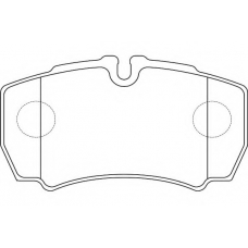 WBP29123B WAGNER LOCKHEED Комплект тормозных колодок, дисковый тормоз