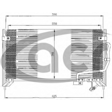 300352 ACR Конденсатор, кондиционер