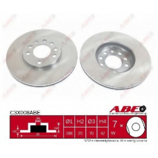 C3X008ABE ABE Тормозной диск