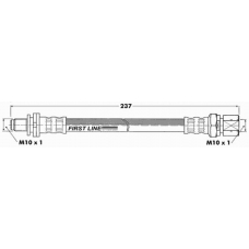 FBH6341 FIRST LINE Тормозной шланг