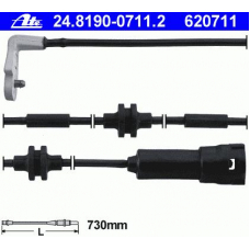 24.8190-0711.2 ATE Сигнализатор, износ тормозных колодок