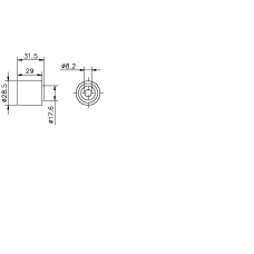 TKR 9128 TIMKEN Паразитный / ведущий ролик, зубчатый ремень