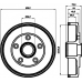 MBD124 MINTEX Тормозной барабан