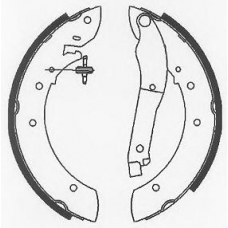 BS624 QUINTON HAZELL Комплект тормозных колодок