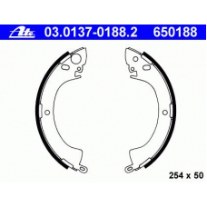 03.0137-0188.2 ATE Комплект тормозных колодок