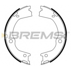 GF0898 BREMSI Комплект тормозных колодок, стояночная тормозная с