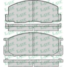 05P063 LPR Комплект тормозных колодок, дисковый тормоз