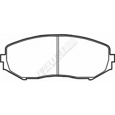 FBP3596 FIRST LINE Комплект тормозных колодок, дисковый тормоз