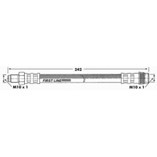 FBH6231 FIRST LINE Тормозной шланг