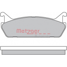 1170448 METZGER Комплект тормозных колодок, дисковый тормоз