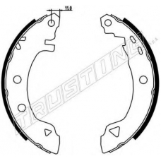 7146 TRUSTING Комплект тормозных колодок