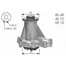 PRW0407 PROTECHNIC Водяной насос