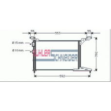 2720601 KUHLER SCHNEIDER Конденсатор, кондиционер