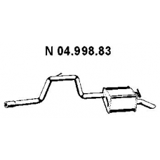 04.998.83 EBERSPACHER Глушитель выхлопных газов конечный