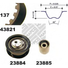 23821 MAPCO Комплект ремня грм