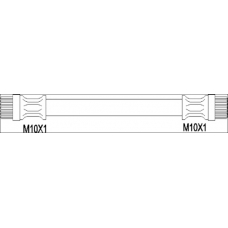 G1922.02 WOKING Тормозной шланг